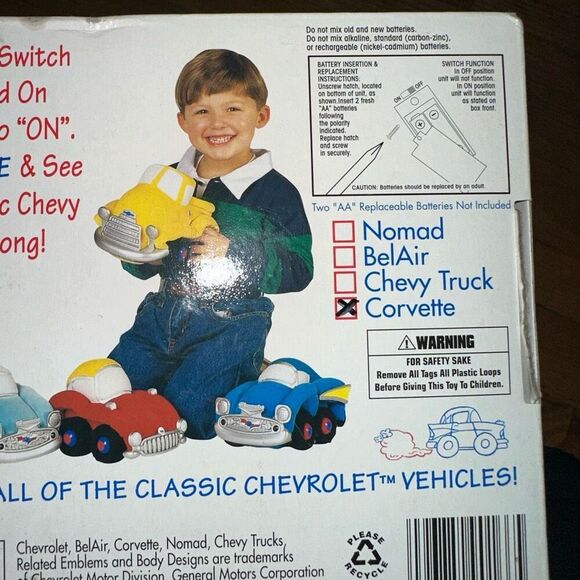 Vintage 1996 Trendmasters My First Chevy Plush Battery operator car - Picture 10 of 10